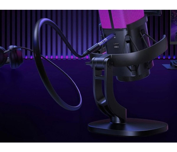 UGREEN Mikrofon do komputera CM581 24-bit/96kHz USB-C RGB czarny - 1501499 - zdjęcie 4